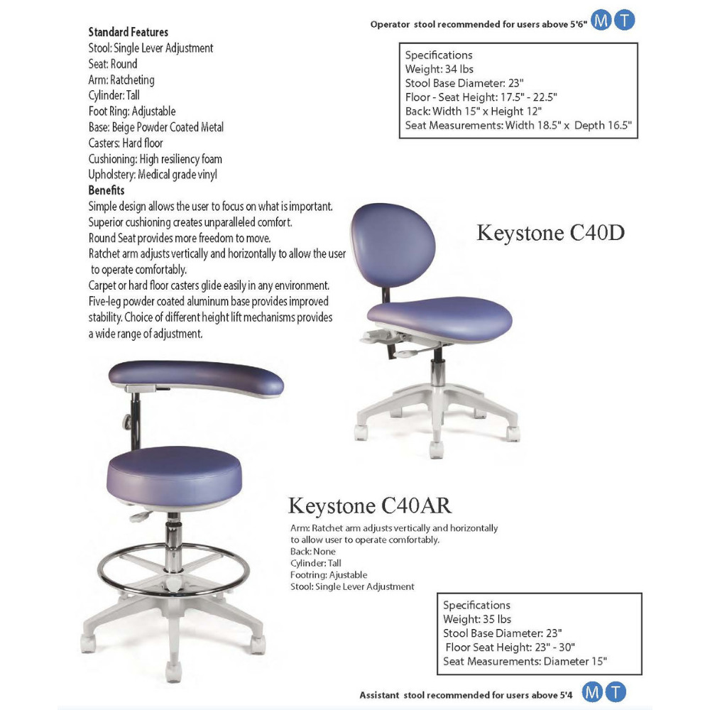 Keystone C40AR - Crownseating  1202.00