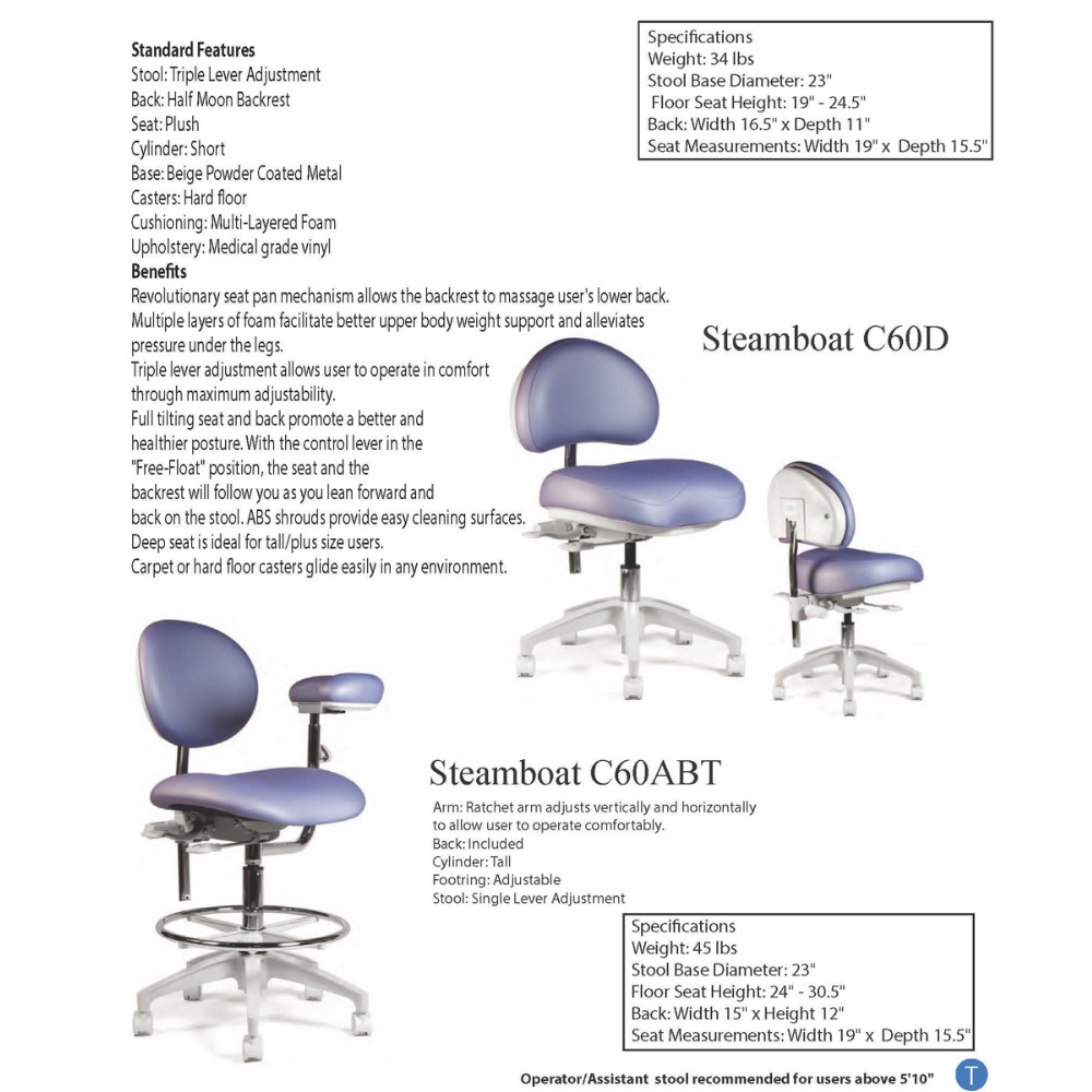 Steamboat C60D - Crownseating  1516.00