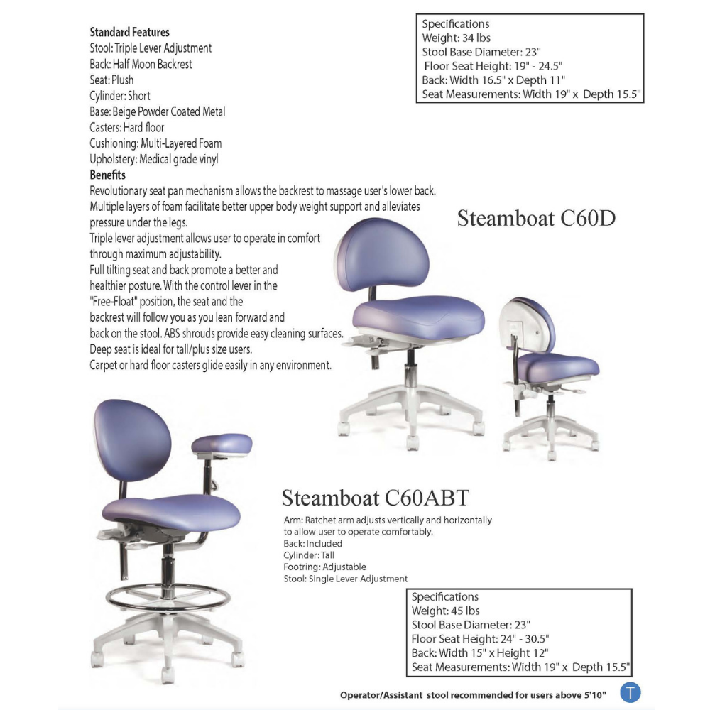 Steamboat C60ABT - Crownseating 1939.00