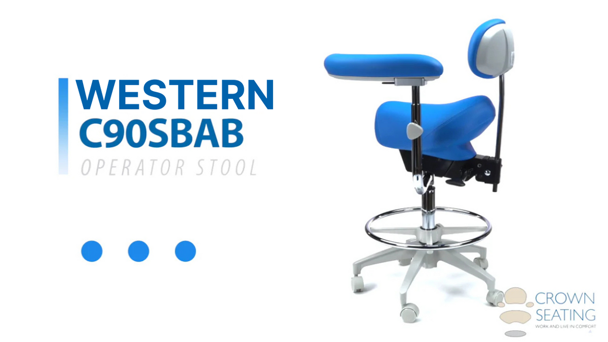 Western Saddle Assistant seating with Backrest