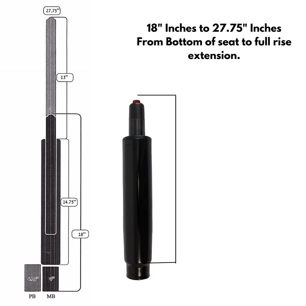 Replacement Chair Cylinder - Crownseating  69.08
