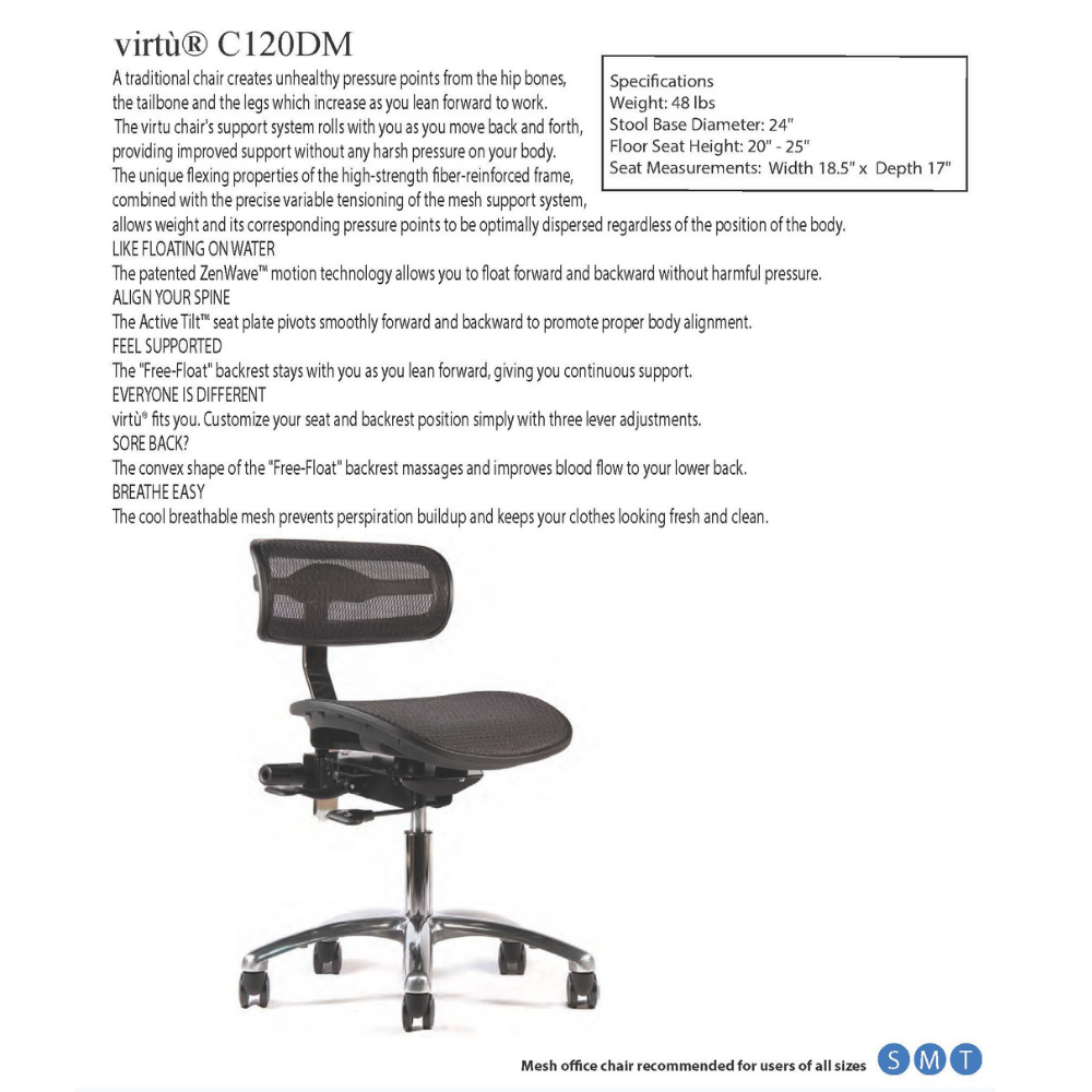 virtu® C120DM - Crownseating  1259.00