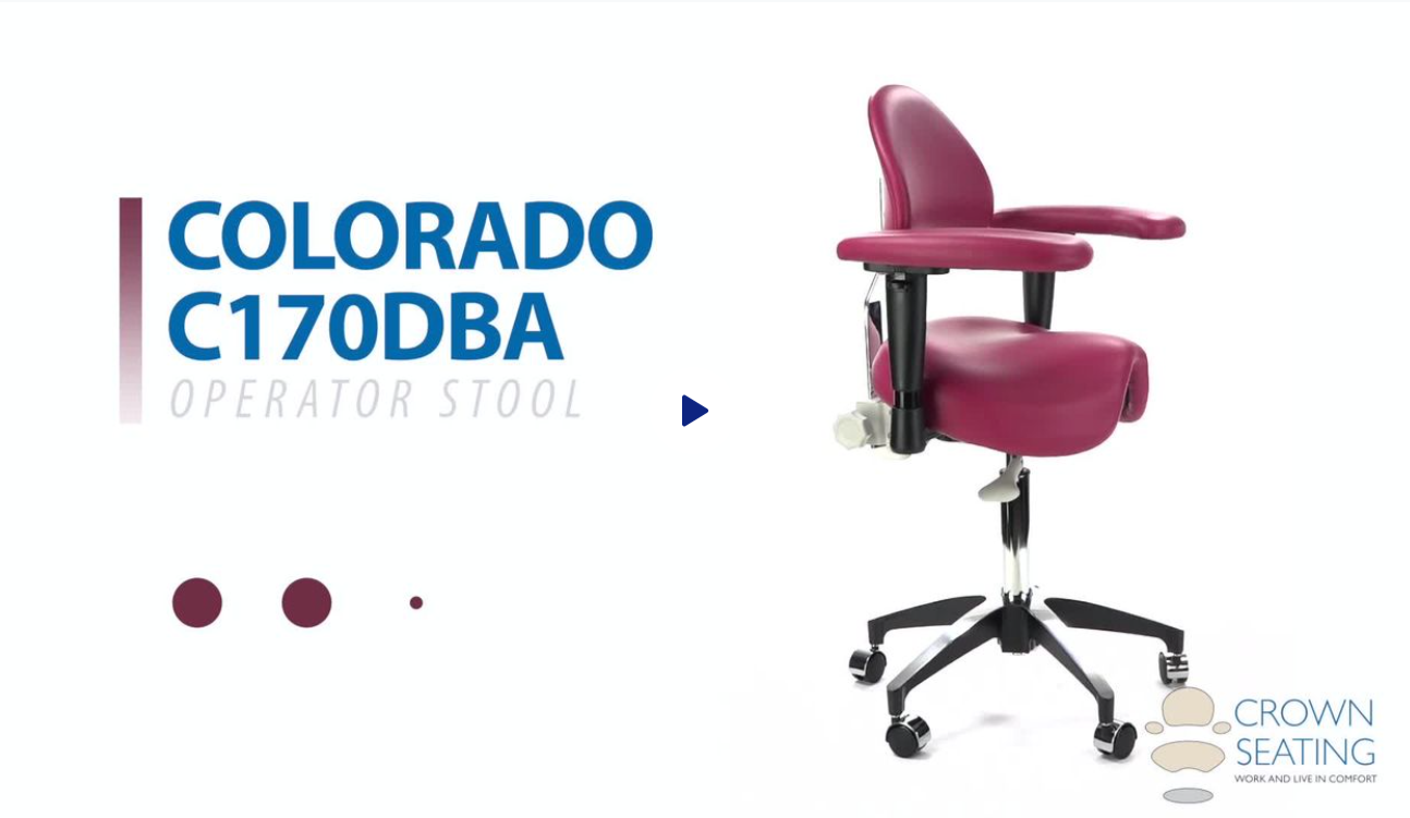 virtu® C120DM Dental Stools - Crownseating