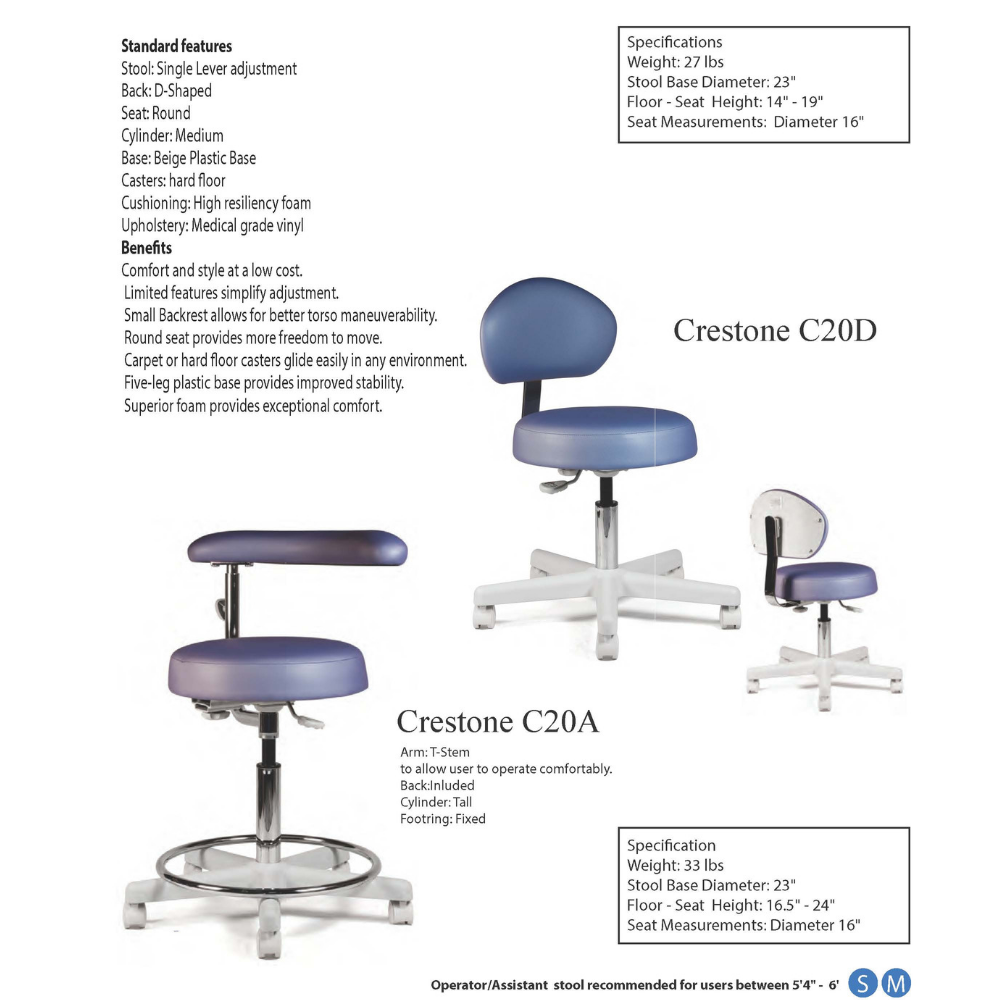 Crestone C20D - Crownseating  462.00
