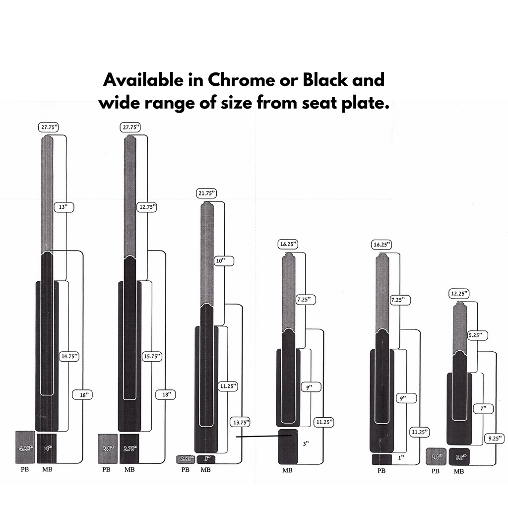 Replacement Chair Cylinder - Crownseating  69.08